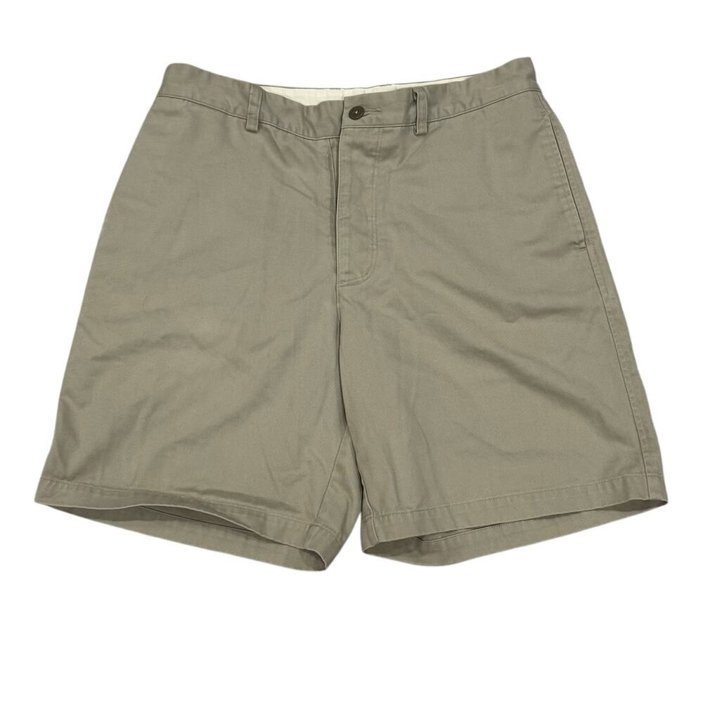 Patagonia Button Fly Flat Front Chino Shorts Men’s 34 Khaki Tan